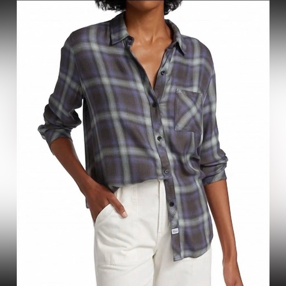 Rails Plaid Button Down Shirt S
